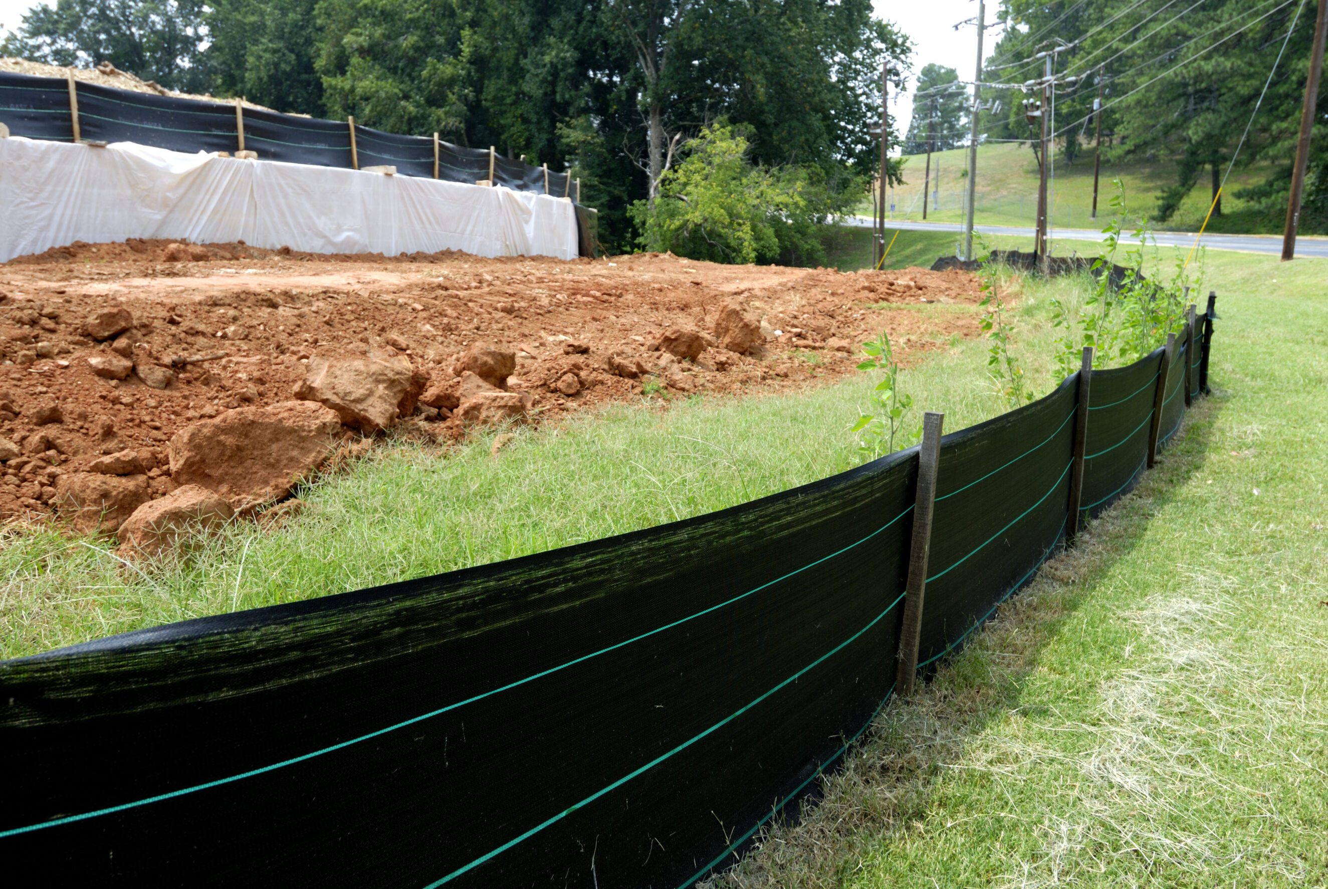 Silt fence